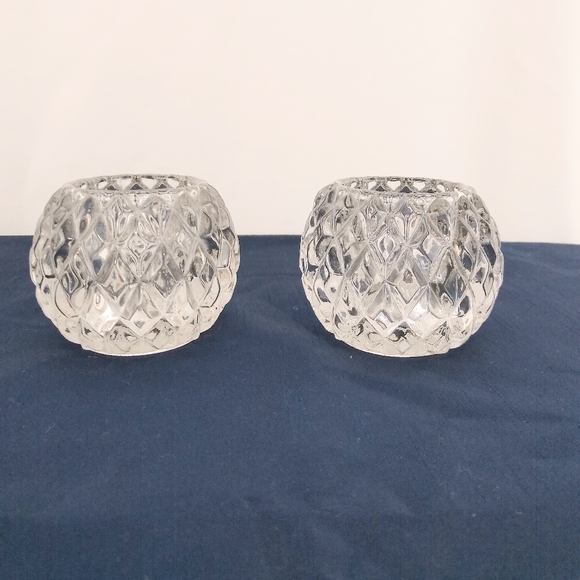 Partylite Rockport pair candle holders